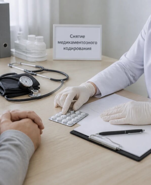 Снятие медикаментозного кодирования в Сегеже от 5203 р. | Медзона